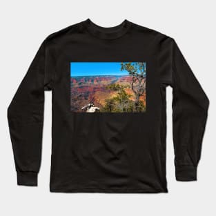 Grand Canyon Beautiful day Photo To travel is to live Long Sleeve T-Shirt